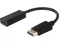 Переходник адаптер DisplayPort - HDMI Black (6927) «D-s»