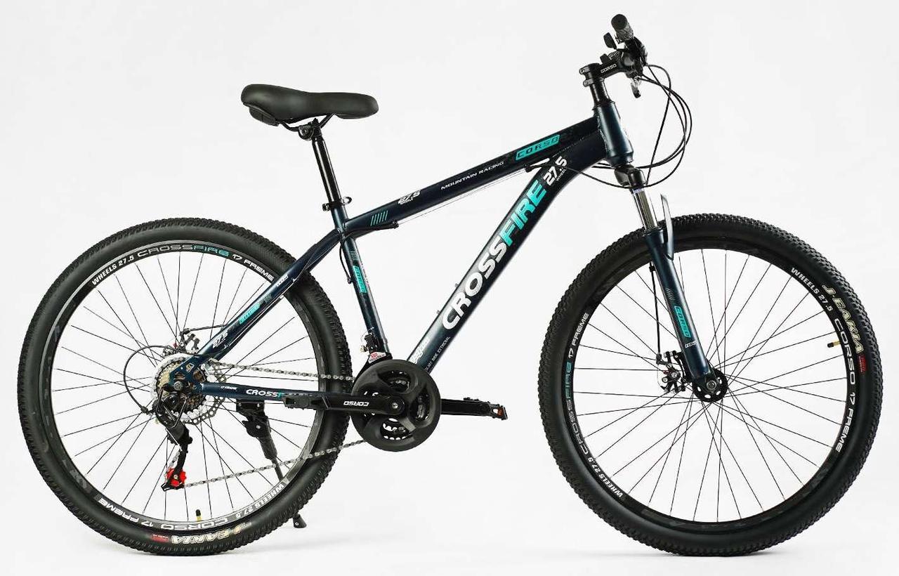 Велосипед гірський CORSO CROSSFIRE 27,5" CR-27115