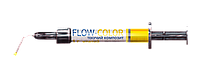 FLOW-COLOR (Флоу-Колор) текучий стоматологический композит, Желтый, шприц 1 г, Arkona