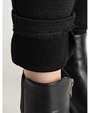 Джегінси, джинси з поясом на гумці зимові жіночі на флісі, є великі розміри BSZZ, фото 5