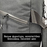 Спортивна сумка, спортивний рюкзак, універсальна дорожна сумка, чорна. С998, фото 8