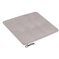 Теплий килимок у ванну, Килимок із підігрівом для дітей 100×150 см з термоізоляцією Комфорт (сірий)