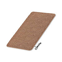 Електричний килим підігрівом, килимок із підігрівом 100×200 см із термоізоляцією Стандарт Бежевий