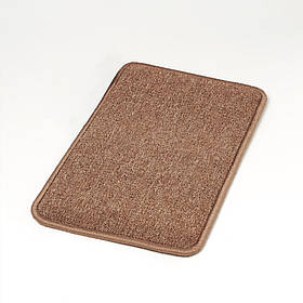 Килимок із підігріванням із килималіну електричний для ванни або іншої кімнати 50×30 см із термоізоляцією Бежевий