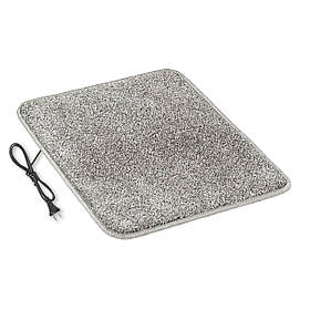 Килимок із підігрівом 50×80 см з термоізоляцією Комфорт ( темно-сірий), у Сучасному Темно-Сермі Дізайні