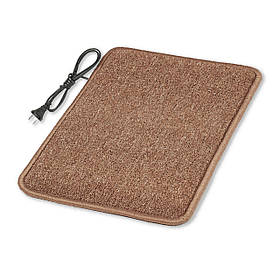 Килимок із підігрівом 50×80 см із термоізоляцією Стандарт Бежевий, добре пропускає тепло