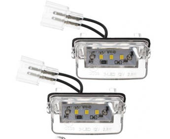 Лампа підсвічування номерного знака 2 шт. LED Peugeot 206 207 306 307