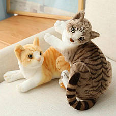 Іграшка м'яка Сіамський кіт, лежачий, сидячий, дуже гарні, фото 2