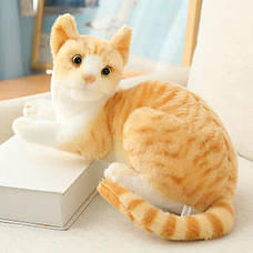 Іграшка м'яка Сіамський кіт, лежачий, сидячий, дуже гарні, фото 2