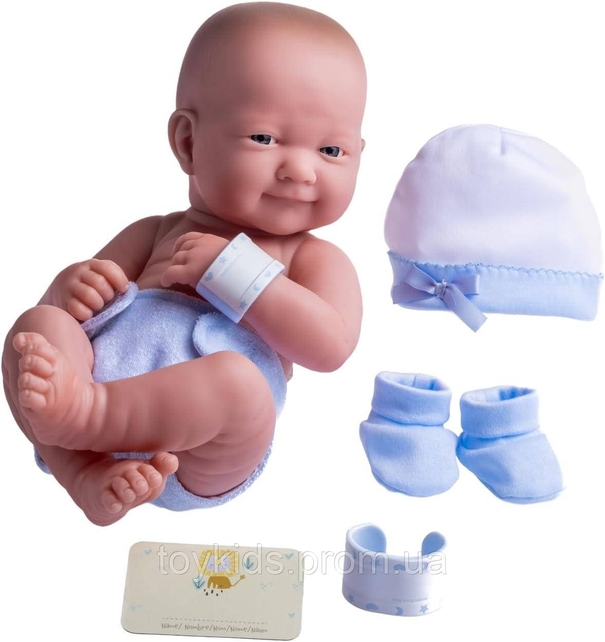 Реалистичный пупс с аксессуарами новорожденный мальчик Ньюборн JC Toys La Newborn Nursery 18551 - фото 2 - id-p1454829100