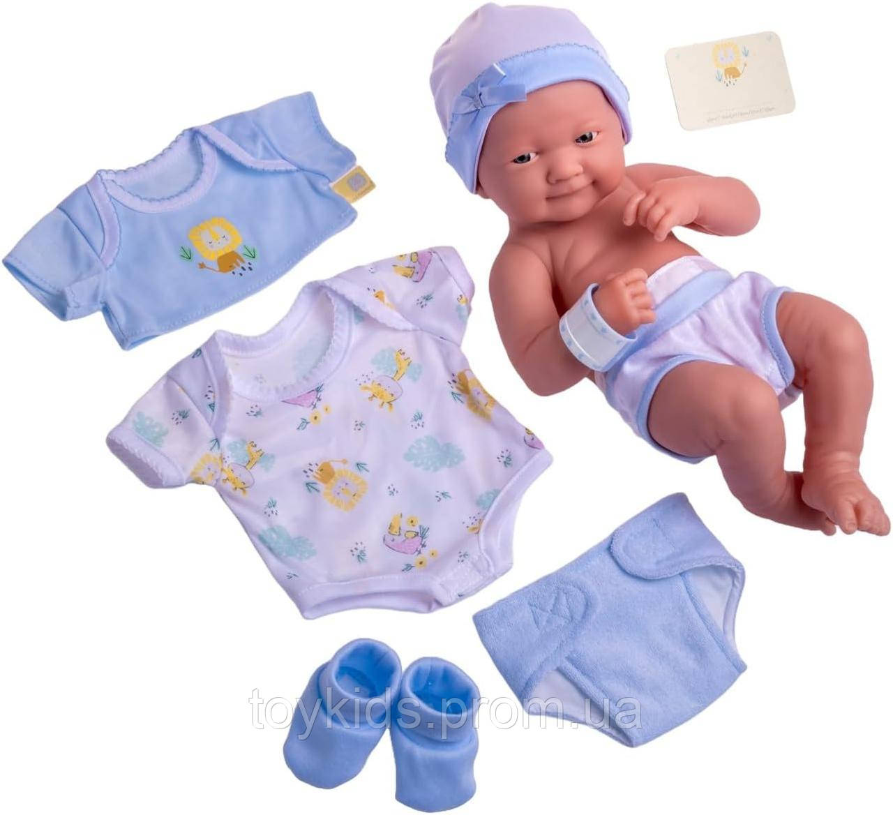 Реалистичный пупс с аксессуарами новорожденный мальчик Ньюборн JC Toys La Newborn Nursery 18551 - фото 1 - id-p1454829100