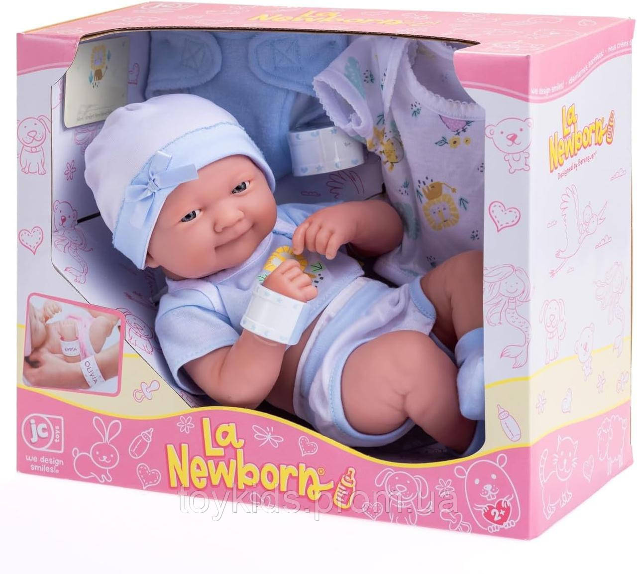 Реалистичный пупс с аксессуарами новорожденный мальчик Ньюборн JC Toys La Newborn Nursery 18551 - фото 7 - id-p1454829100