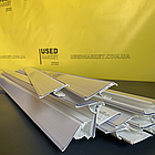 Цінникотримач білий 39х1000 на защелці до полиць торгового стеллажа, фото 6