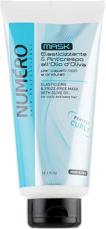 Маска для кучерявого волосся з оливковою олією Brelil Numero Elasticizing Mask 300 мл.