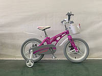 Легкий велосипед Mars 16 дюймов для девочек от 4 до 7 лет