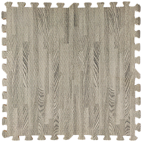 Тепла підлога пазли - модульне підлогове покриття 600x600x10мм сіре дерево (МР9) SW-00000209