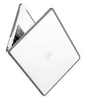 Захисний чохол EGYAL з TPU для Macbook Air M1 2020 A2337 + Захисна плівка + Накладка на клавіатуру / Grey