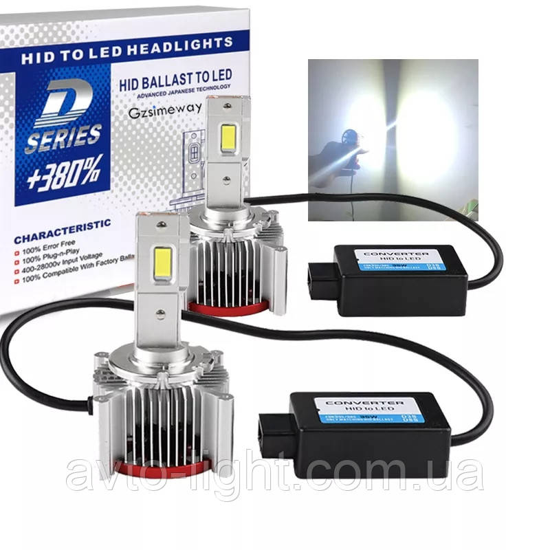 Led-лампи D3S CANBUS Silver ConverterLED