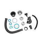 Раковина для кухні Kraft 7848 АR світла глибока, мийка побутова кухонна з гнучким змішувачем, набір, фото 5