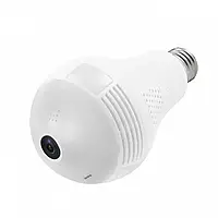 Камера лампочка SMART+DVR WI-FI / Панорамная IP WiFi камера лампочка рыбий AmmuNation
