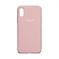 Чехол для iPhone X для iPhone Xs Silicone Case Full Size AA Цвет 12 Pink