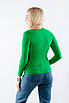 Жіночий гольф водолазка в рубчий зелений 3462 (2000000114880), фото 2