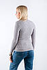 Жіночий гольф водолазка в рубчий світло-сірий 3462 (2000000114910), фото 2