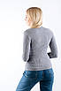 Жіночий гольф водолазка в рубчий сірий 3462 (2000000114934), фото 4