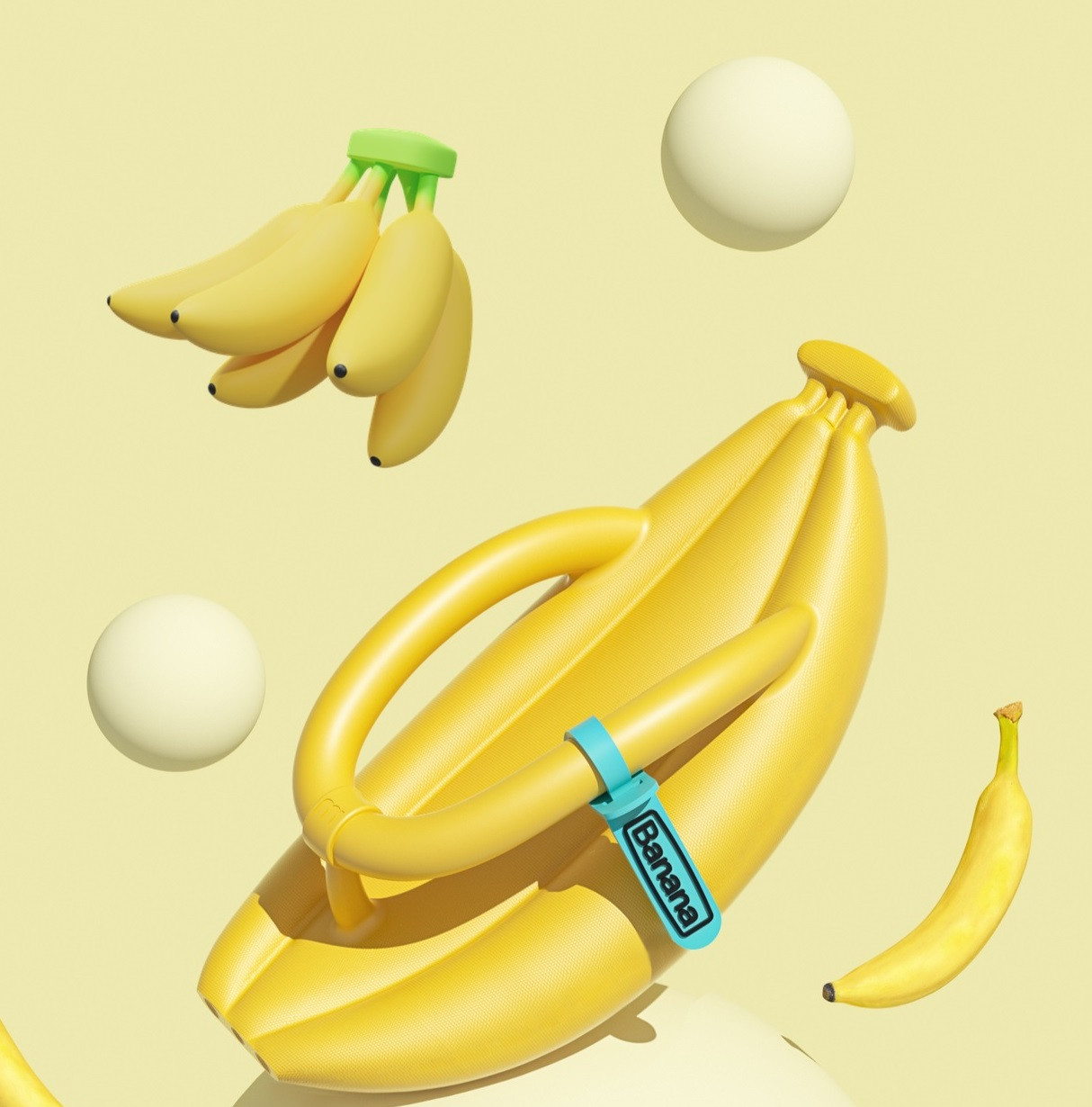 Капці м'які, шльопанці у формі Банана жовті р-р 38-39, фото 1