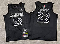 Черная Мужская майка баскетбольная Леброн 23 MVP Лос Анджелес Лейкерс Nike Lebron James Los Angeles Lakers