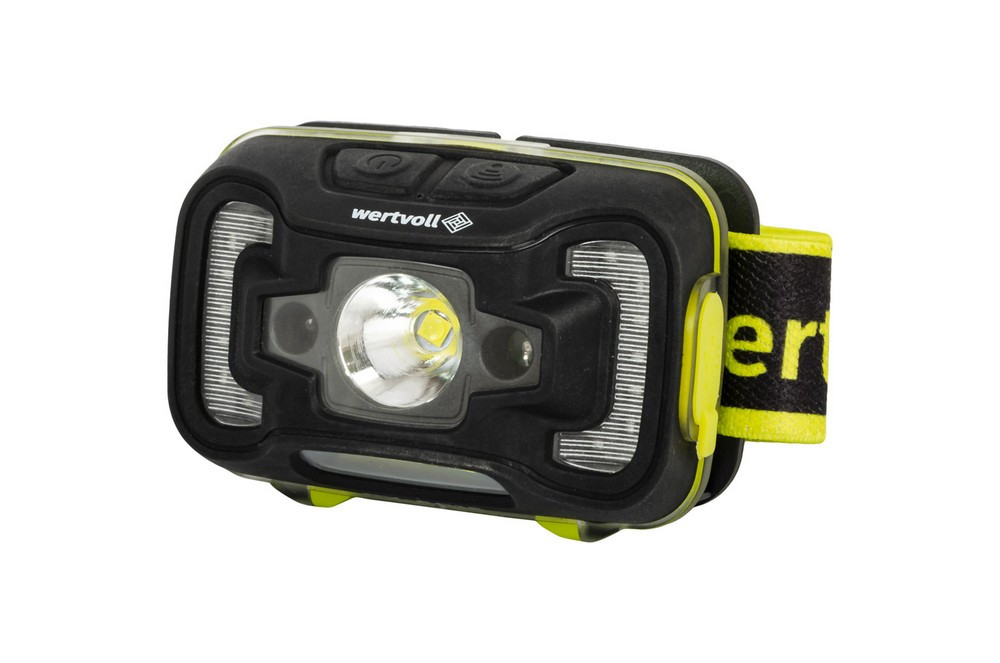 Ліхтар налобний WERTVOLL 6 режимів RX-8015 СREE LED/RED LED/COB LED IP65 Li-pol 1800 mAh/t 6500