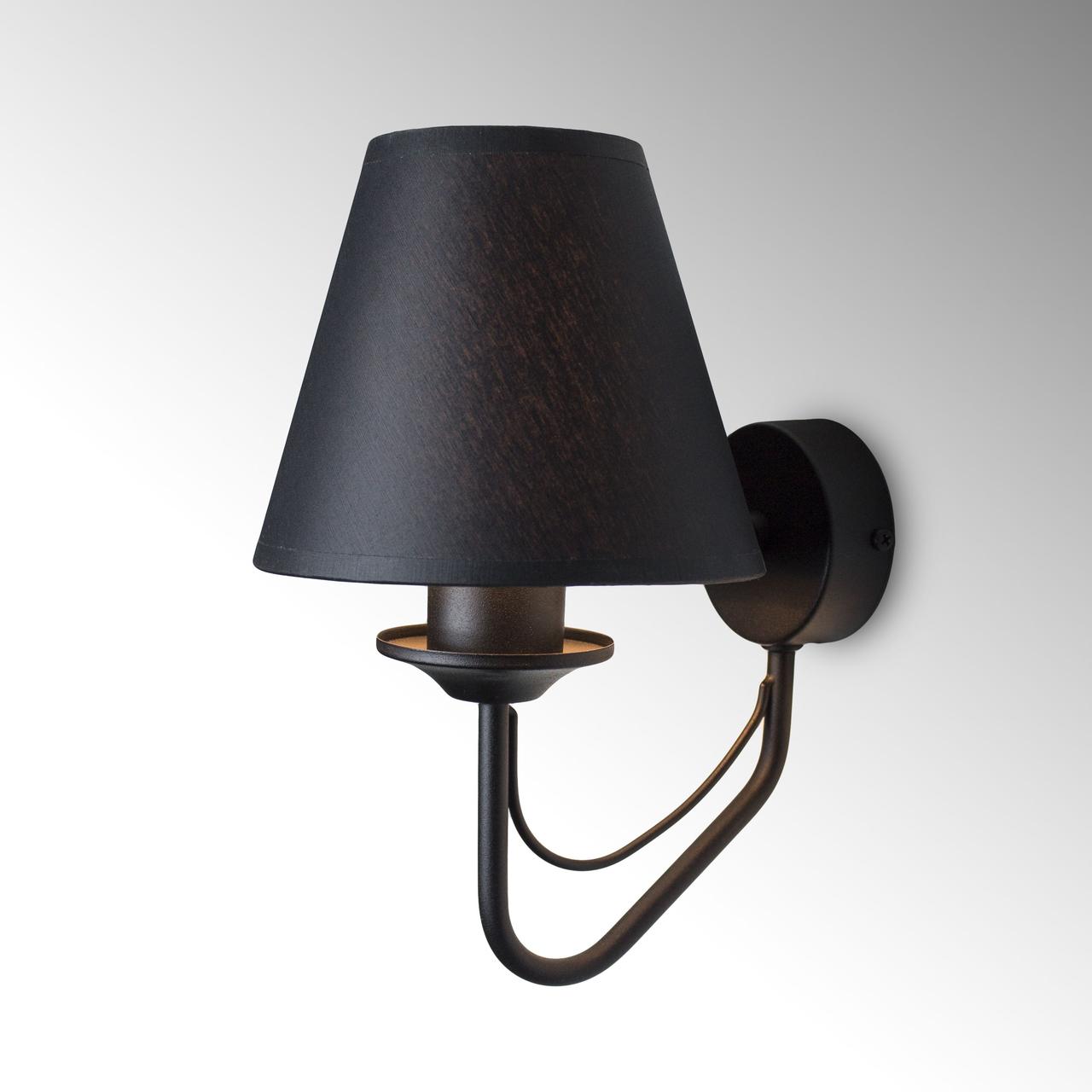 Бра металевий білий плафон Е27 20х14х17.5 см