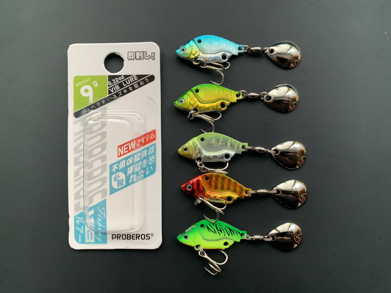 Набір Тейл-Спіннер блешня Tail Spin TL spinner 12гр Proberos 5шт, фото 1