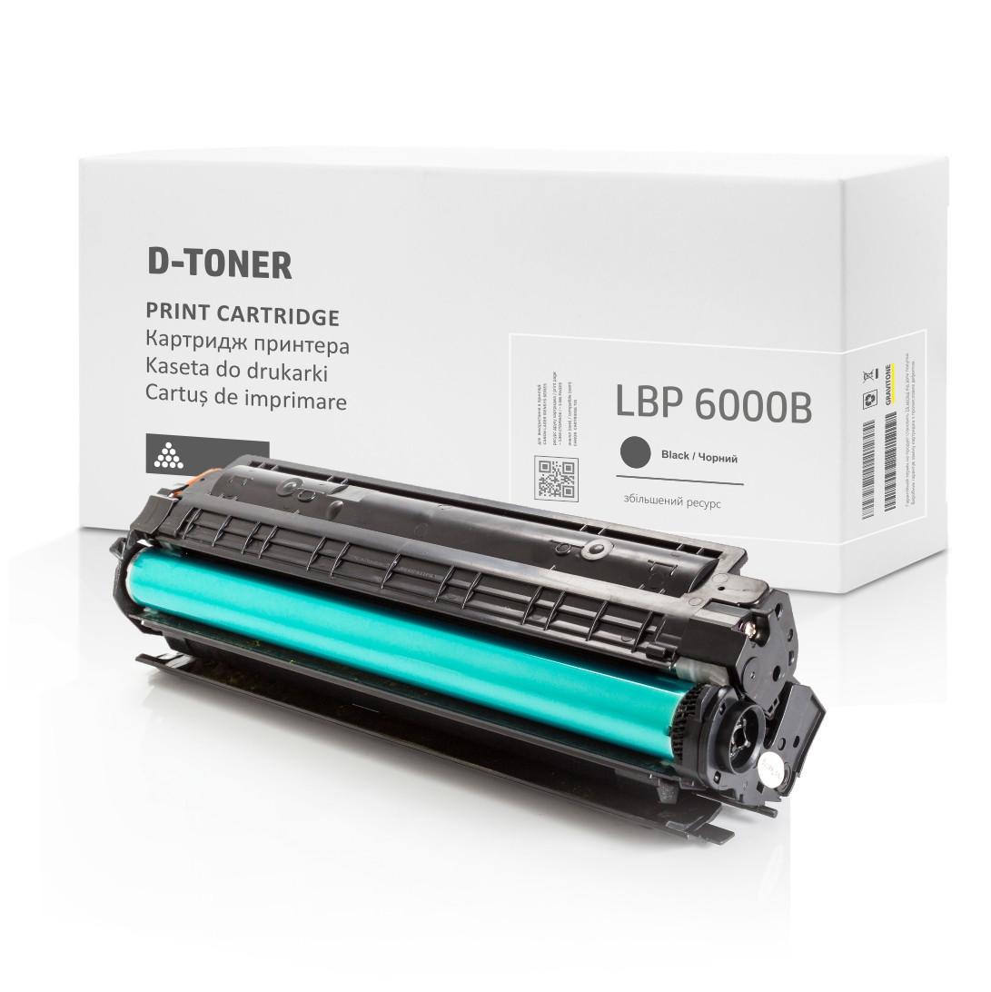 Картридж сумісний Canon i-Sensys LBP-6000B, підвищеної ємності, 3.000 стор., аналог від Gravitone D-Toner