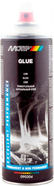 Універсальний аерозольний клей Motip Glue 500 мл, фото 1