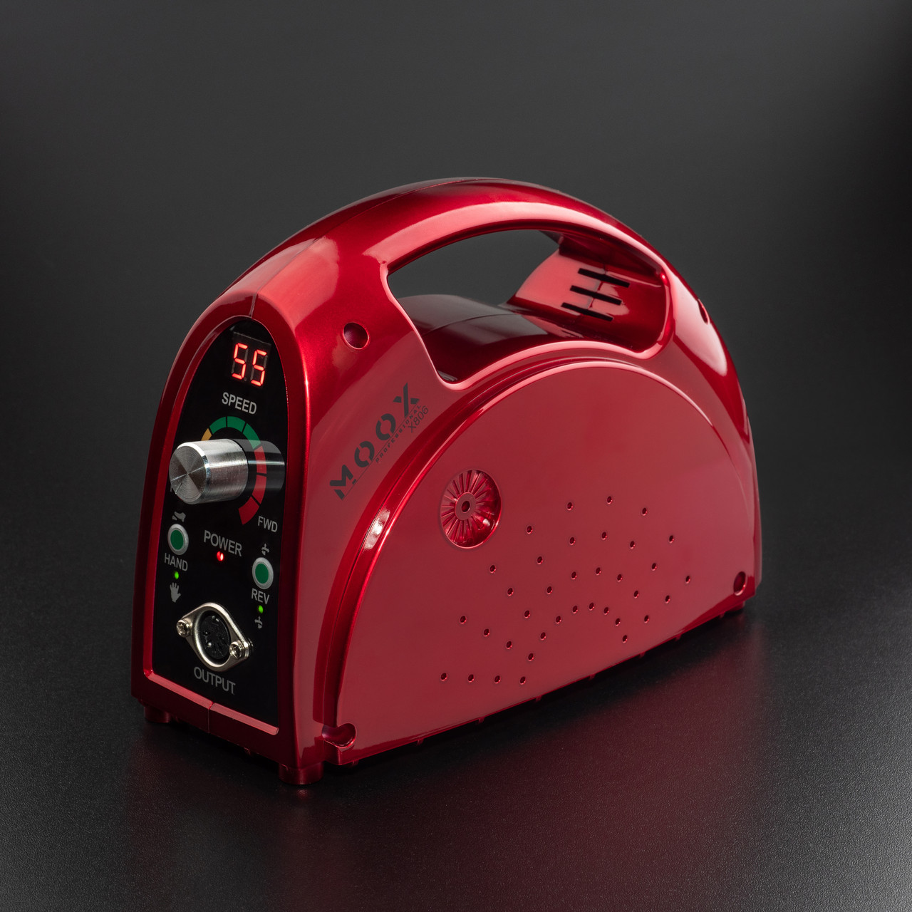 Фрезер для манікюру та педикюру MOOX X 806 55 000 об/хв 80 W Червоний, фото 1