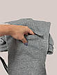 Теплі штани з карманами мод. 0125 світло сірі (меланж), фото 8