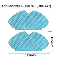 Ганчірки (мікрофібри) для робота-пилососа ROWENTA Tefal Explorer Serie 60 (RR7455, RR7447) 2 штуки, фото 4