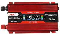 Преобразователь UKC авто инвертор 12V-220V 500W LCD KC-500D + USB AmmuNation