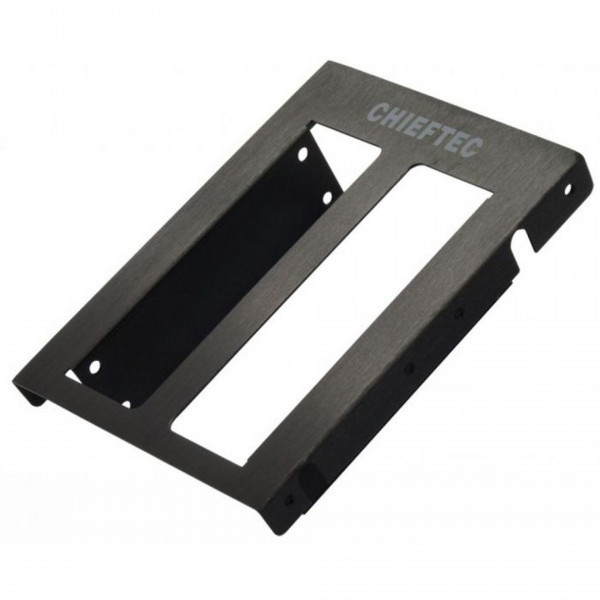 Перехідник Chieftec SDC-025 для HDD/SSD 3.5" - 2x2.5" анодований алюміній чорний