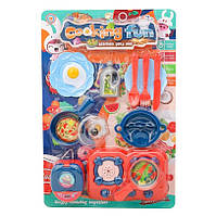 Детский игровой набор 12в1 Кухня Cooking Fun 7201 с плитой