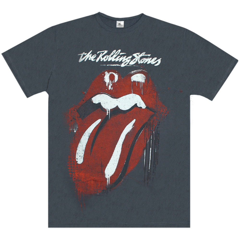 Футболка (EU-P) Full print The Rolling Stones (concert ticket) graphite t-shirt, Розмір L