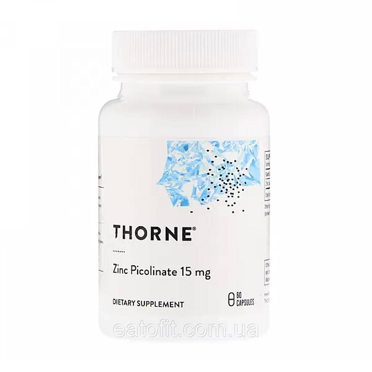 Піколінат цинку (Zinc Picolinate) 15 мг 60 капсул THR-21002