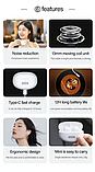 Навушники бездротові Lenovo ThinkPlus livePods LP5 B Bluetooth 5.0 White, фото 4