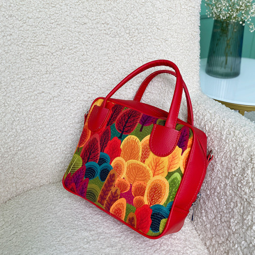 Сумка жіноча Kitto Осінній ліс 25x20x9 см (SKI_22S003_KR), фото 1