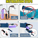 Водяний пістолет електричний на акумуляторі Glock Electric Water Gun Blue, фото 5