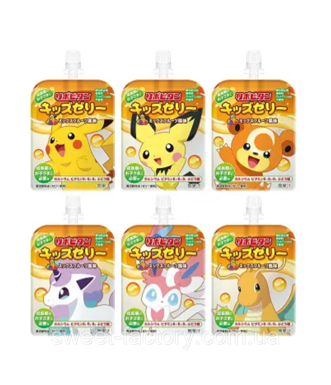 Желейний напій Taisho Pokemon Lipovitan Jelly Drink Мультифрукт 125g