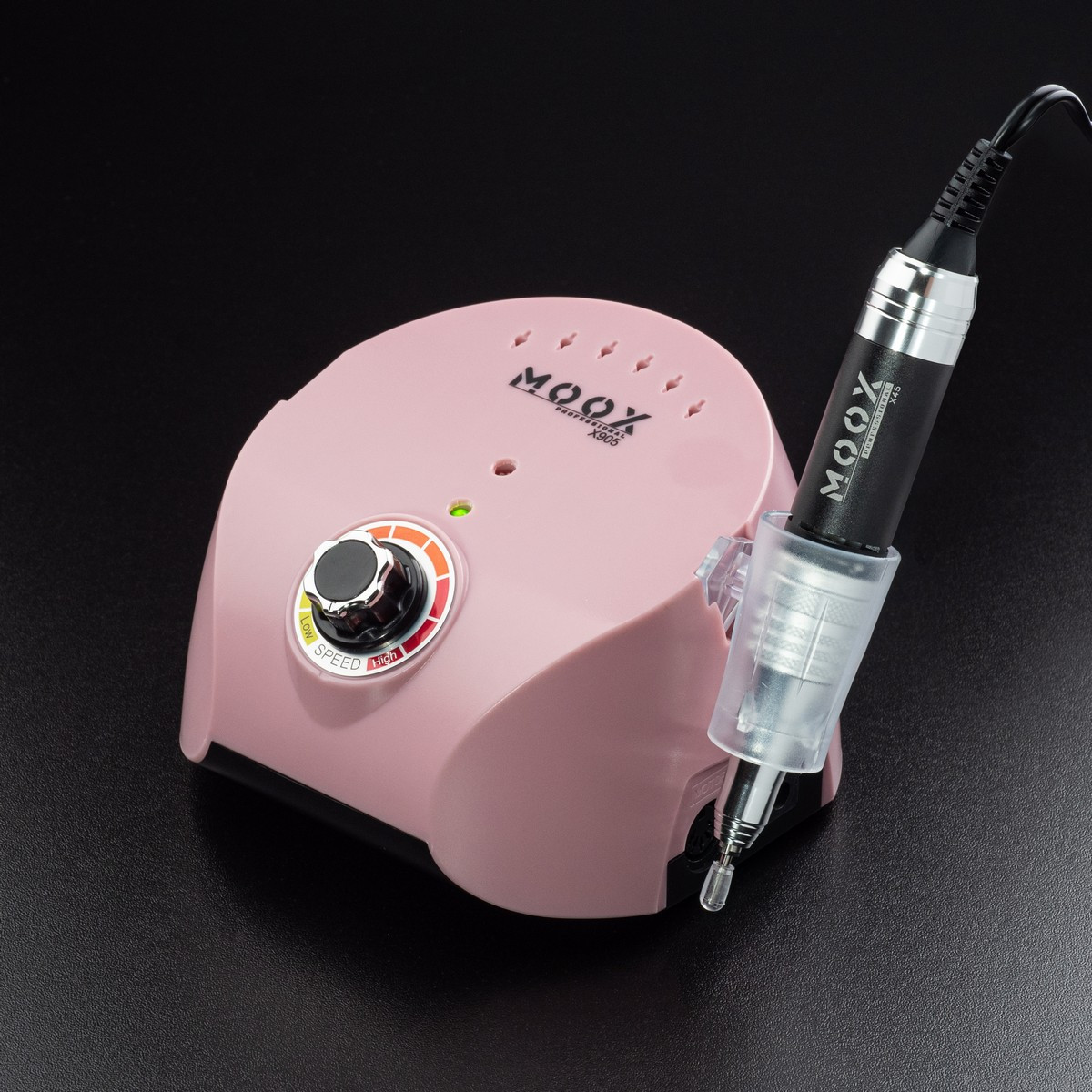Фрезер для манікюру та педикюру MOOX X 905 45 000 об/хв 70W Рожевий, фото 1