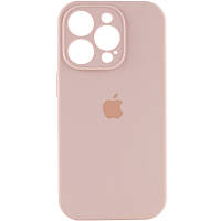 Чехол для iPhone 15 Pro Max (6.7) Silicon Case Full Camera - пудровый