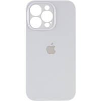 Чехол для iPhone 15 Pro Max (6.7) Silicon Case Full Camera- белый